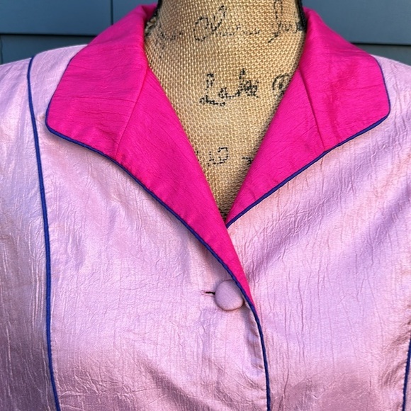 🩷🩷🩷Vintage Golden Girls jacket pink magenta 14 Wilroy limited edition XL - Picture 7 of 8